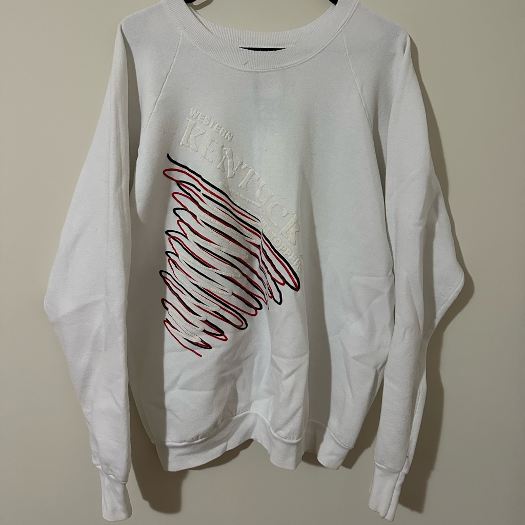 Vintage 90s Rare Western Kentucky University Hilltoppers Sweatshirt